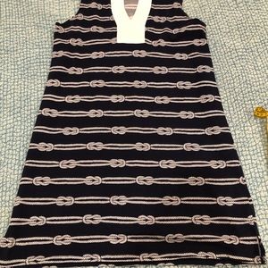 Talbots sleeveless nautical dress